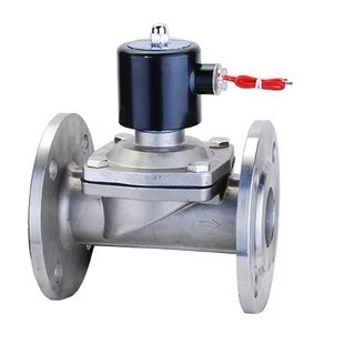 2W-40BF 不锈钢电磁阀1寸5 304 法兰连接 不锈钢法兰电磁阀DN40