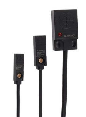 微小方型接近开关金属限位传感器TL-W1R5MC1TL-W3MC1直流三线NPNP