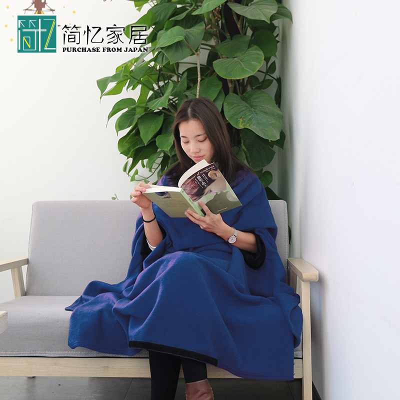 美国Smart Blanket旅行毯便携飞机毯保暖毯子空调午睡毛毯抱枕