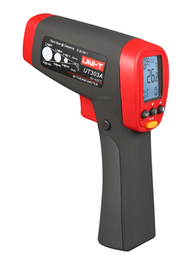 优利德UT303A红外线测温仪手持非接触激光测温枪高精度电子温度计