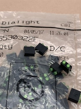 原装553-0322F绿色0311红0333黄5530322F LED电路板指示器4脚发光