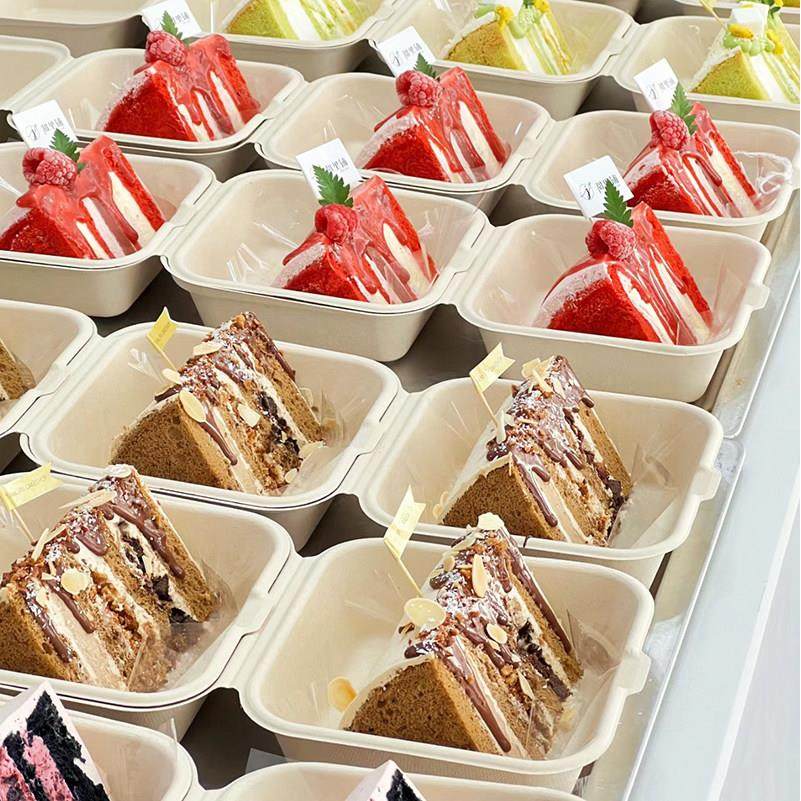 网红切块蛋糕包装杨梅蛋糕打包盒4寸甜品盒小西点盒汉堡盒纸浆盒,3C数码配件,USB多功能数码宝,淘宝优惠券,粉丝福利购,淘宝优惠卷