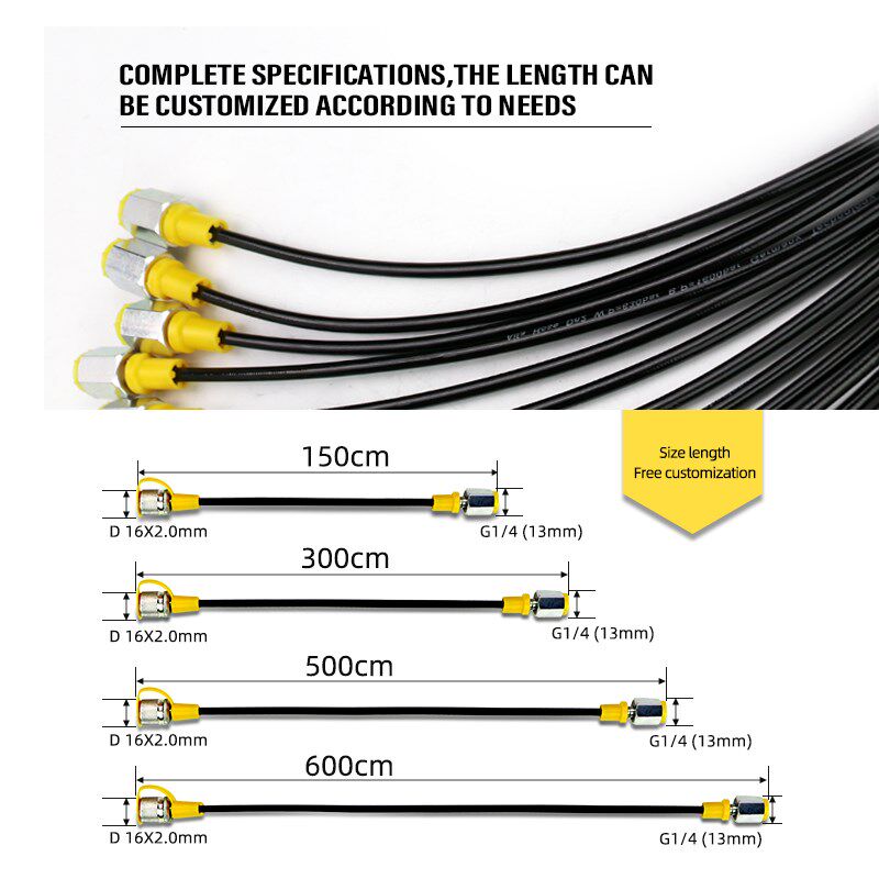 测压软管挖掘机测压接头压力表连接线 液压系统63MPa高压仪表管接