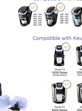 Keurig咖啡机过滤器无纺布椰壳活性炭滤芯Coffee Dosing Ring