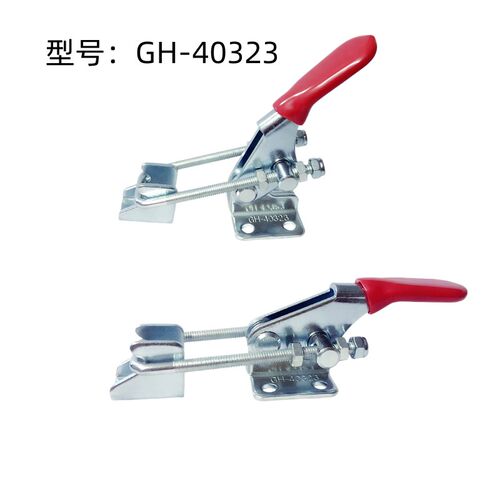 快速夹具不锈钢拉扣压扣门栓式可调节搭扣锁箱锁夹GH40323