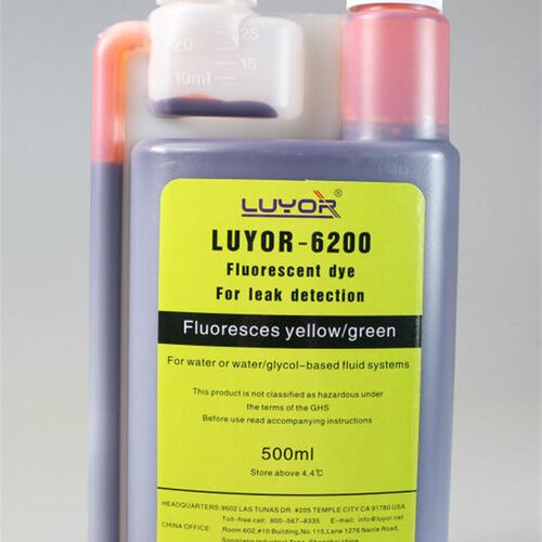 路阳LUYOR-6200水基荧光检漏剂水系统渗透荧光示踪剂紫外线灯30ml