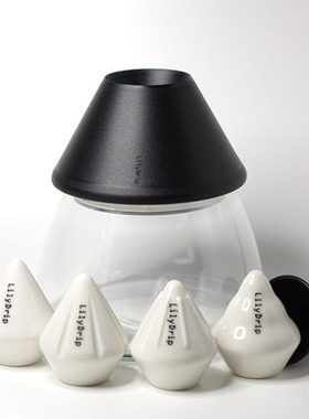 lilydrip锥形V60滤杯提升萃取率手冲煮咖啡过滤melodrip新款gio