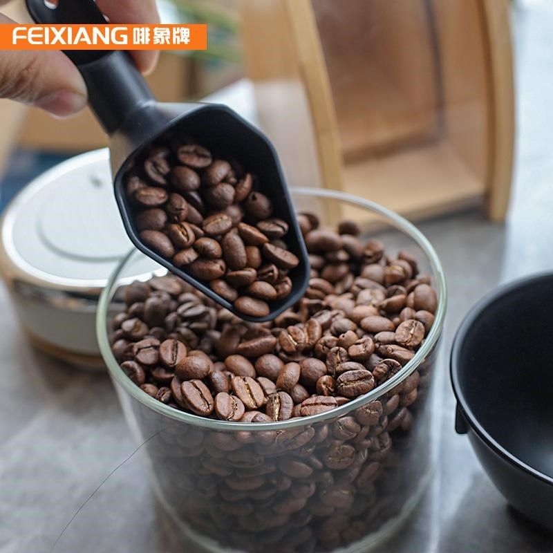 COFFTIME啡象牌20克咖啡豆秤量勺计量匙勺小铲形陶瓷铲形咖啡粉勺