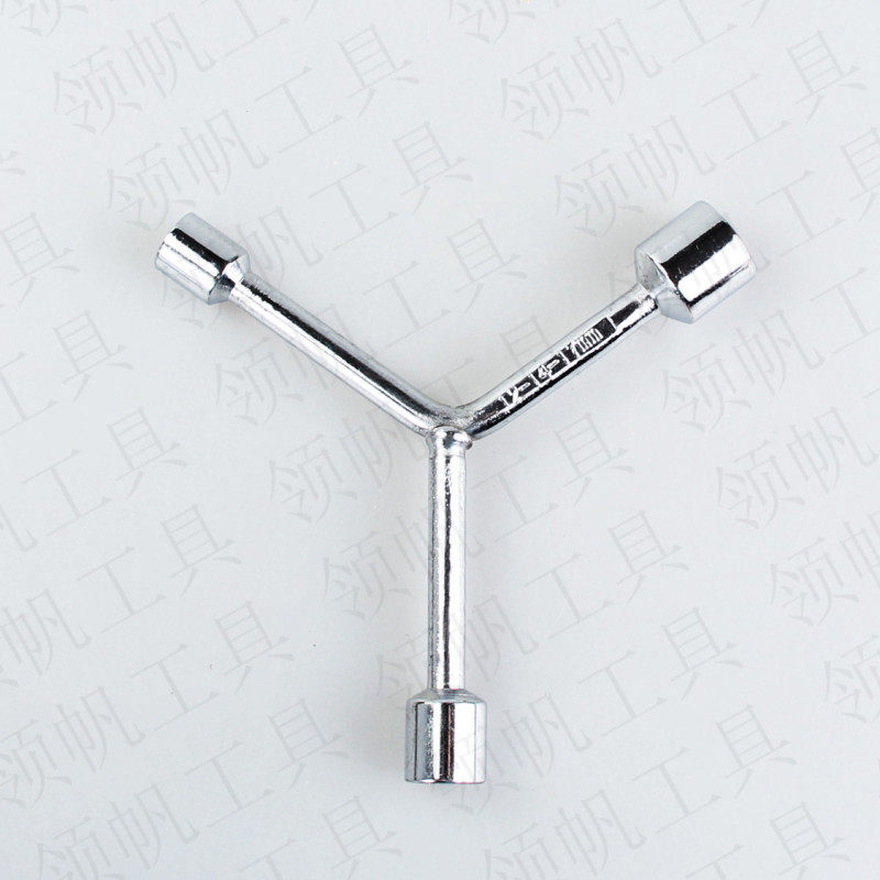 三叉套筒扳手 Y形套筒扳手轮胎扳手人字型手动内六角汽修工具