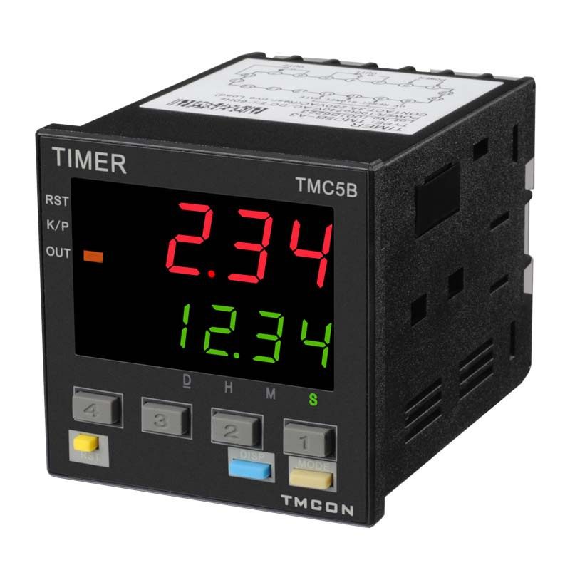 泰镁克 TMC5B-B多功能数显时间继电器计时器延时继电器累计计时器
