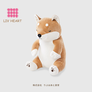 LIVHEART柴犬公仔玩偶女生睡觉抱枕专用可爱床上靠枕沙发枕头