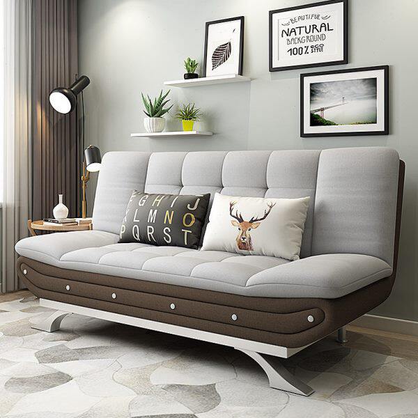 折叠沙发床两用小户型多功能可拆洗单双三人简约经济布艺坐卧沙发