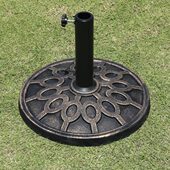 户外遮阳伞注水伞座太阳伞底座广告伞塑料水伞座中柱伞座现简约