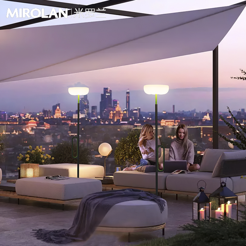 太阳能草坪灯户外防水q落地灯别墅庭院灯充电室外灯超亮高杆露营