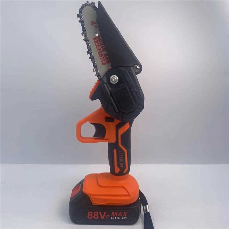 4寸迷你锯电锯家用小型手持锯充电式锂电手电P锯户外伐木锯木神器