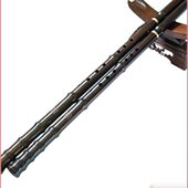 红木箫高档专业演奏八孔G调2节戈建明亲制高级黑紫檀手工洞萧乐器