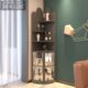 酒柜展示柜现代简约角柜置物架墙角客厅三角区小户型靠墙餐边柜