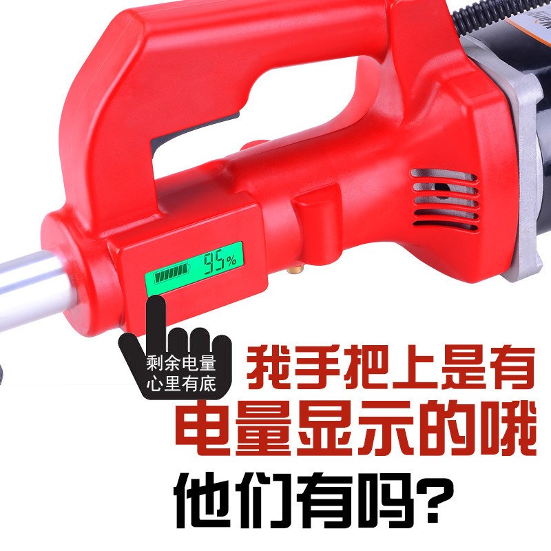 电动割草机充电式多功能小型农用背负打草机草R坪除草机家用收割