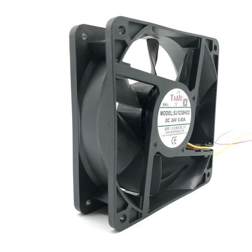 台湾三巨 SJ1238HD2 24V 0.4A 散热风扇机柜电柜变频器直流风机