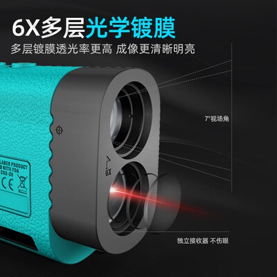 MiLESEEY迈测PF3S室外小米户外高尔夫手持激光望远镜远距离测距仪