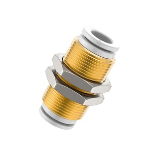 气动接头黄铜隔板直通KQ2E弯头KQ2LE04