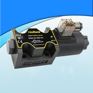 单向电磁换向阀DSG 2B2 AC220V 二位四通 DC24V 液压阀
