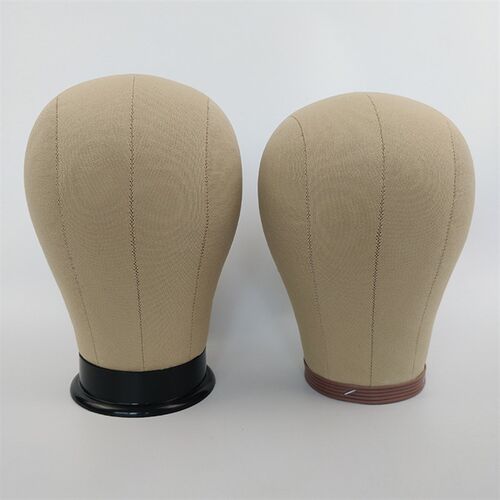 木屑帆布头模可插针布头Cork Canvas Block Head Mannequin Head