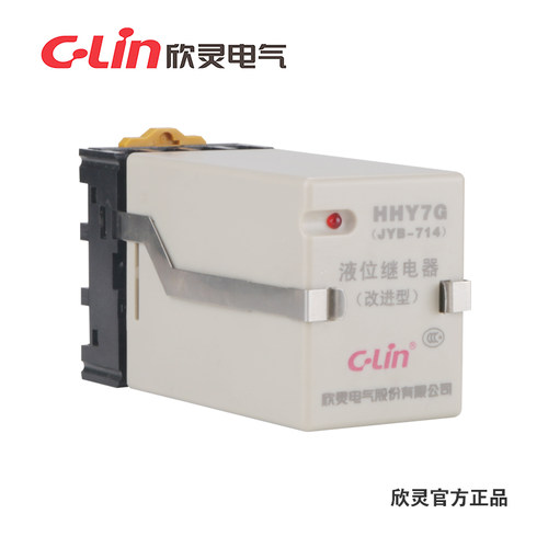欣灵牌液位继电器HHY7G(JYB-714) 供水型 含座 AC220V/AC380V