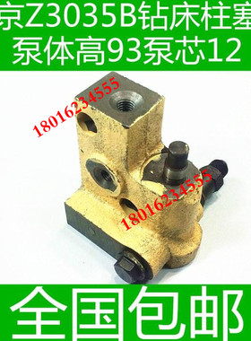 南京Z3035B钻床柱塞泵 Z3035B钻床油泵