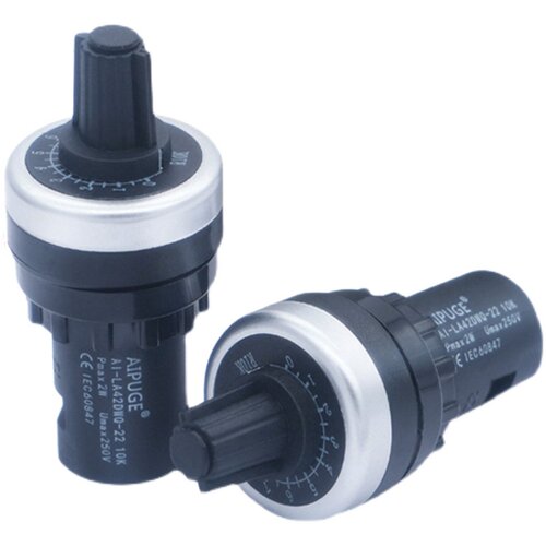 AI LA42DWQ-22WIW22S电位器变频器带旋钮精密调速器22mm1K2K5K10K