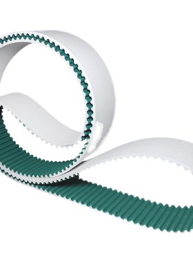 龙门刨槽机配件皮带绿色齿布白色带体钢丝芯68HTD8M-1304PU同步带