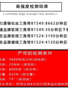 超耐用钢丝三角带B型B1300 B1321 B1346 B1350 B1372 B1397皮带