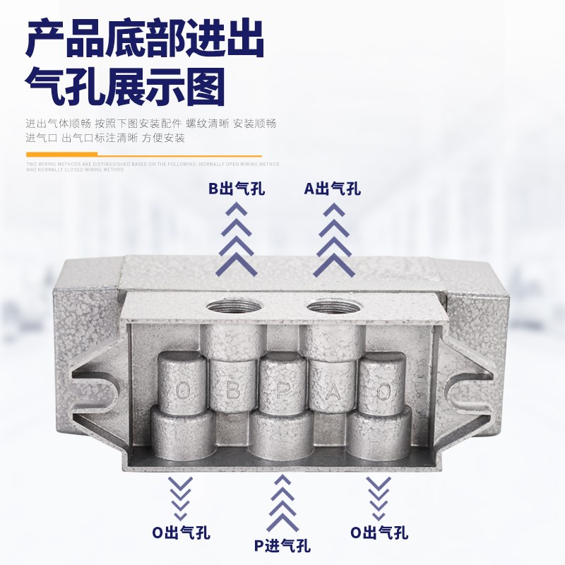 Q24D-10二位四通电磁阀Q24DH-15换向阀Q24D2H-08气控阀K25K-20