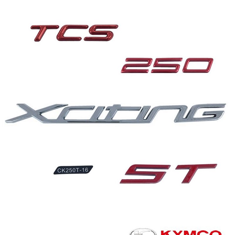 光阳原厂赛艇ST250 CK250T-16车标 车贴 贴纸 贴花 LOGO 版画