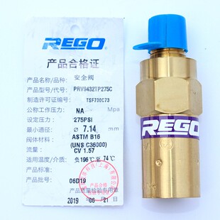 液氧液氮低温杜瓦瓶LNG气瓶泄压阀 PRV9432TP350C美国REGO安全阀