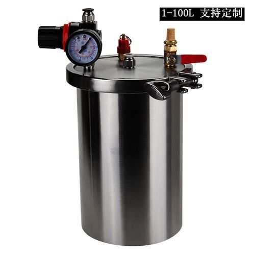 LD-304不锈钢压力桶储胶灌胶定制胶桶点胶阀配件密封卡框点击搅拌