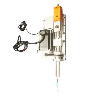 360旋转点胶阀全自动点胶机四轴Z轴内壁圆形滴胶胶嘴 旋转阀