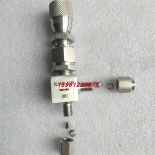微量调节阀 高精度高压针型阀液体流量阀 320P卡套式 不锈钢WL91H