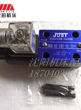 沈阳机床CW6163 CW6180电磁阀正品JUST DSG-02-2B2-DL-D24单头