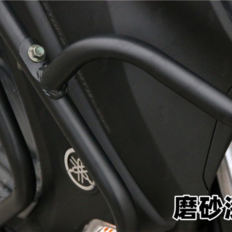 适用于20款nmax155  前保险杠 车身保护杠 车身保护件 保险杠黑色