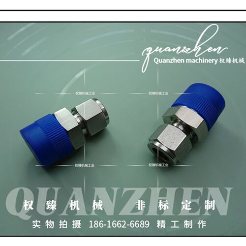 进口不锈钢316外螺纹外丝双卡套式直通管接头 6分 ZG PT3/4-1/2OD