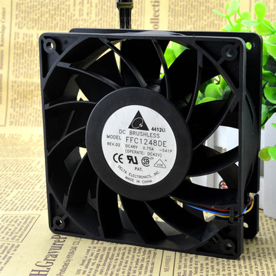 台达12038 12CM 大风量风扇48V 0.75A FFC1248DE 双滚珠 大量现货