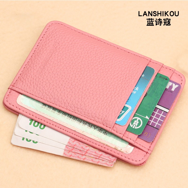 超薄卡包女式真皮小n巧精致可爱信用卡夹高档卡片包迷你卡袋卡片