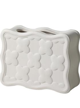 轻奢高档陶瓷花瓶郁金香摆件插花干花家居客N厅玄关茶几餐桌装饰