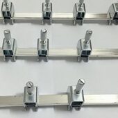 CU3 紫铜汇流条 1米 屏蔽端子 紫铜镀锡汇流排NLS