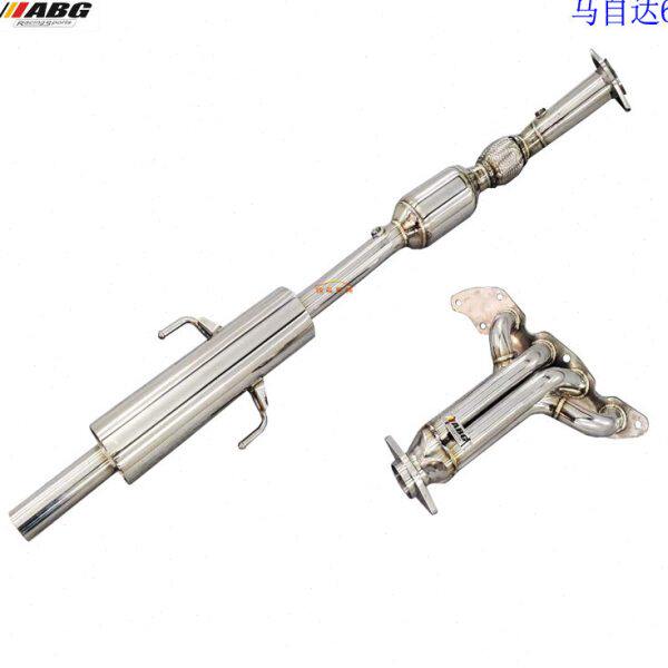 ABG 马自达M6 睿翼改装排气管芭蕉头段 不锈钢汽车头蕉前段 动力