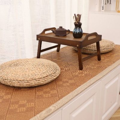 飘窗垫夏季凉席窗台垫加厚藤席飘窗凉垫榻榻米垫子卧室阳台垫定制