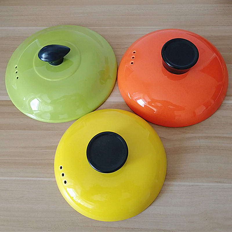 彩锅盖子配件陶瓷砂锅p盖子家用汤煲盖炖锅汤锅盖子彩色锅盖包邮