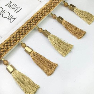 高档欧式窗帘底边加长吊穗流苏帘头珠子吊球装饰吊坠货车前挡吊穗,居家布艺,花边/蕾丝,淘宝优惠券,粉丝福利购,淘宝优惠卷