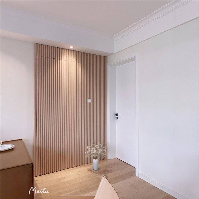 格栅隐形门入户门实木格栅板背景墙装饰格栅板木隔珊隔.珊板板格